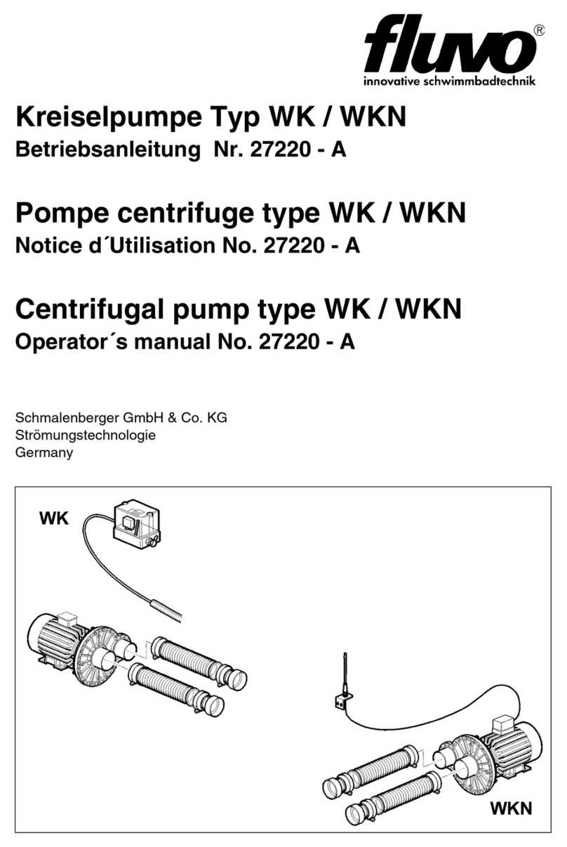 FLUVO WK Series Operator's manual