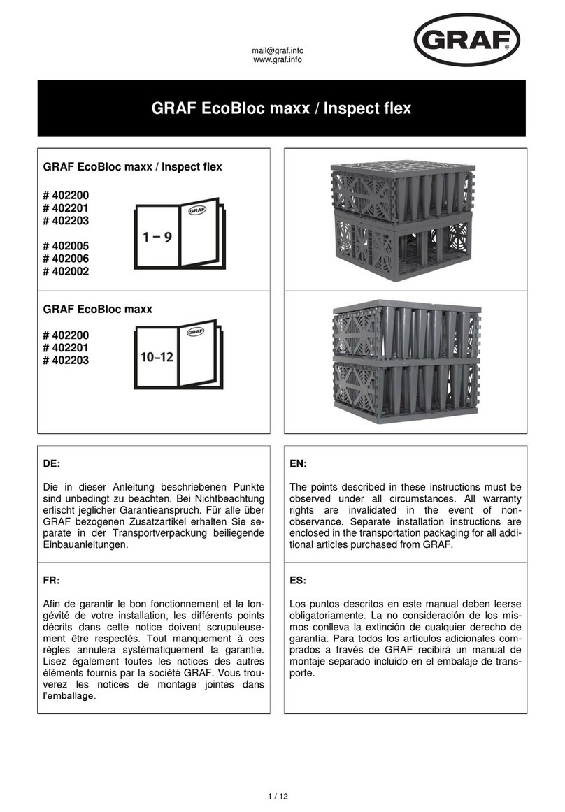 Graf EcoBloc maxx Series User manual