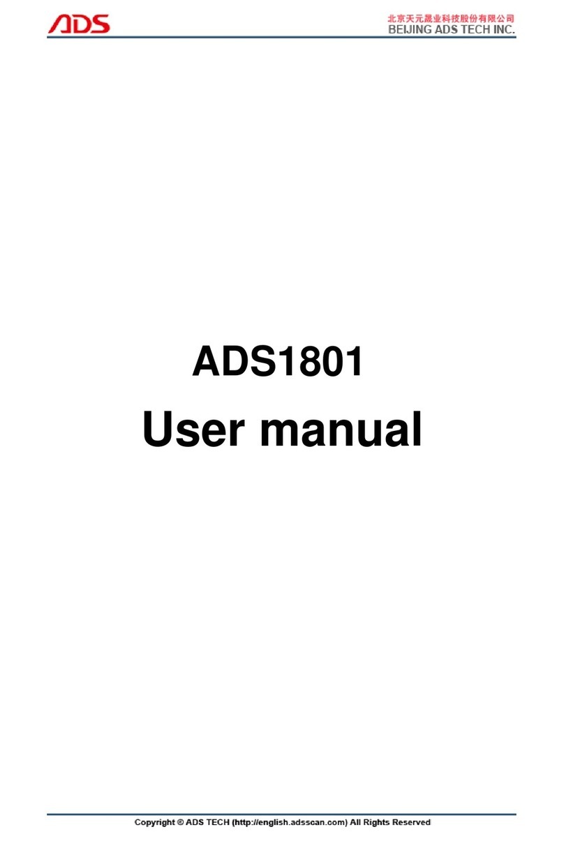 ADS ADS1801 user manual