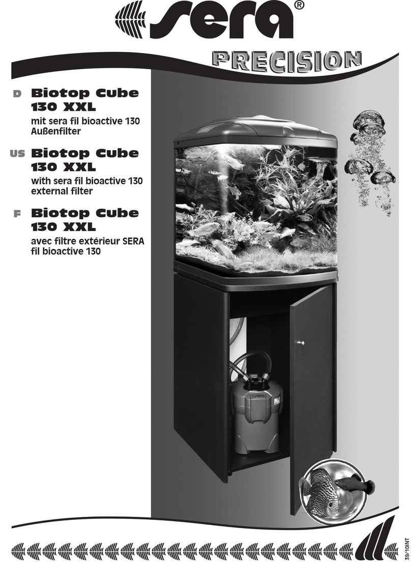 Sera PRECISION Biotop Cube 130 XXL manual