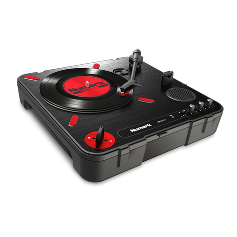 Numark PT01 Scratch User manual