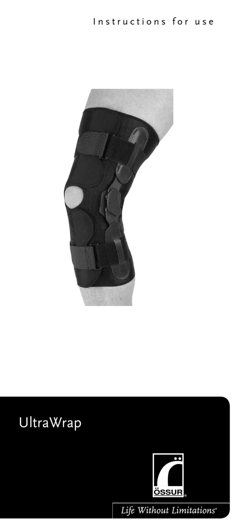 Ossur UltraWrap User manual Ossur UltraWrap User manual