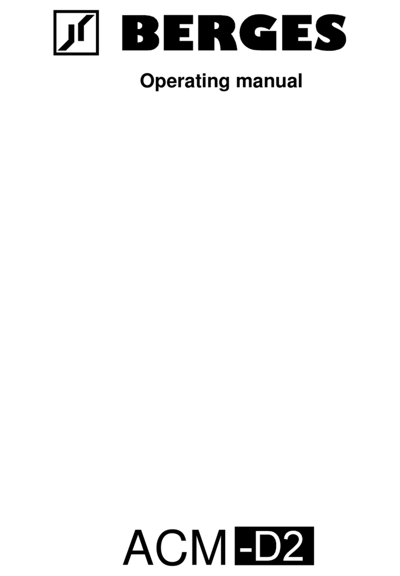 Berges ACM-D2 Series operating manual