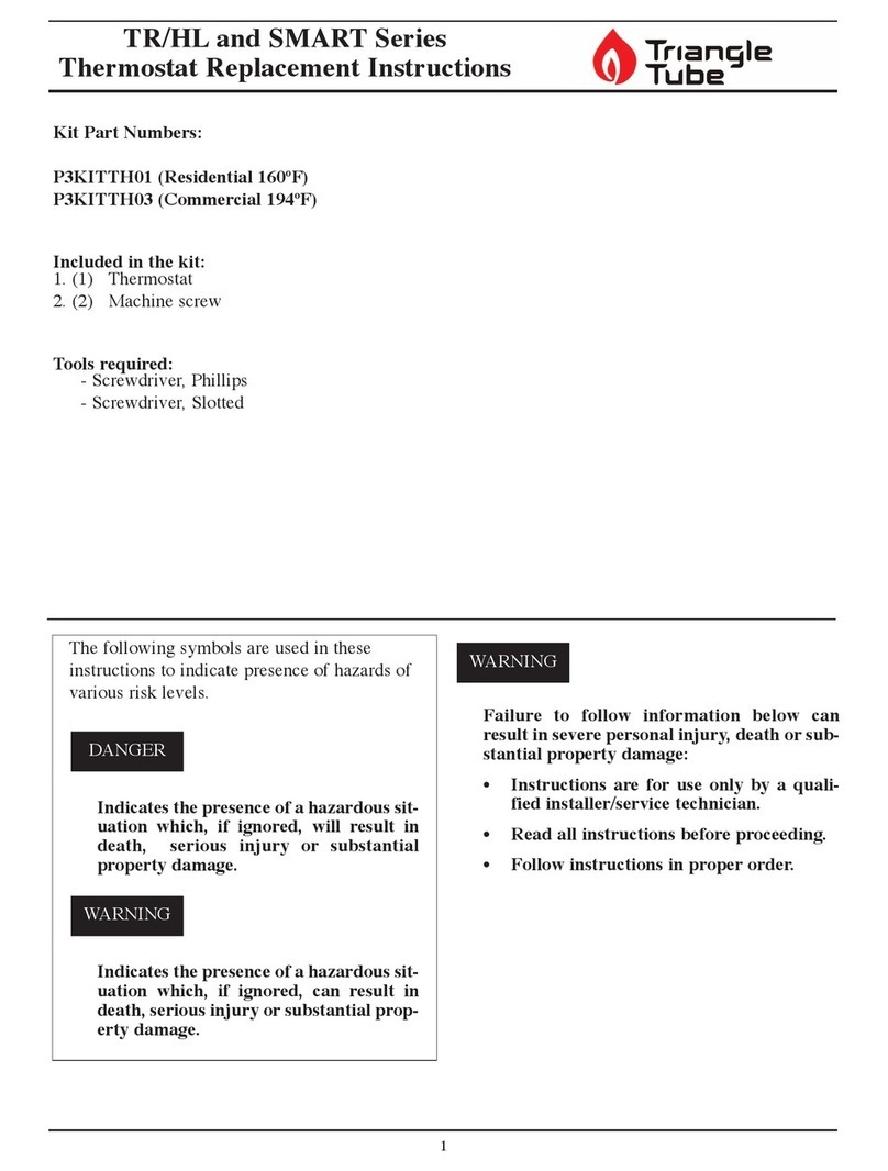 TriangleTube TR/HL Series Replacement instructions