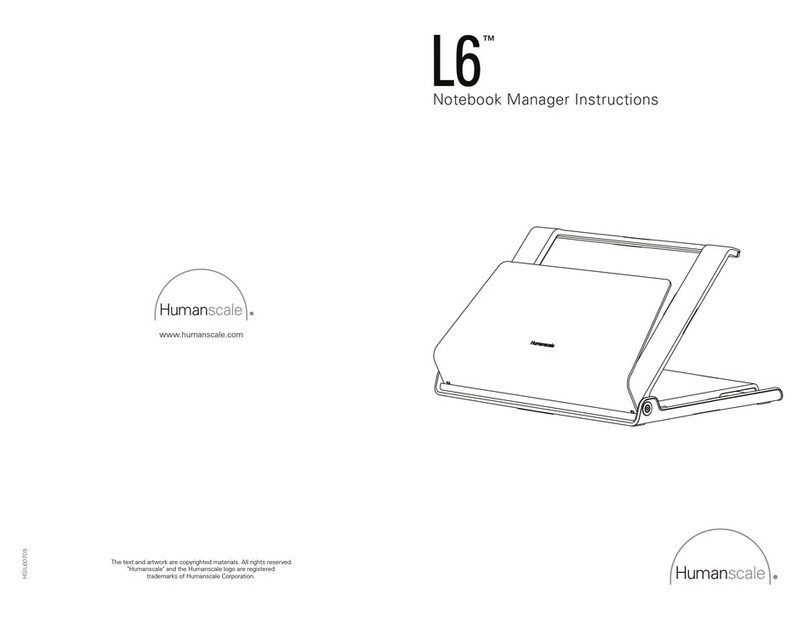 Humanscale L6 instructions