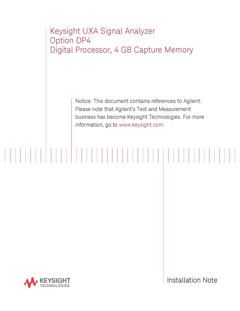 Agilent Technologies UXA N9040B Installation and operation manual