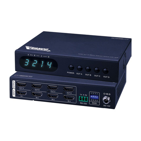 Vanco HDMX4K44 User manual