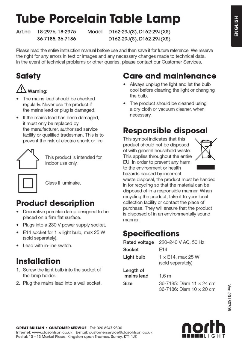 North D162-29J(XS) quick start guide
