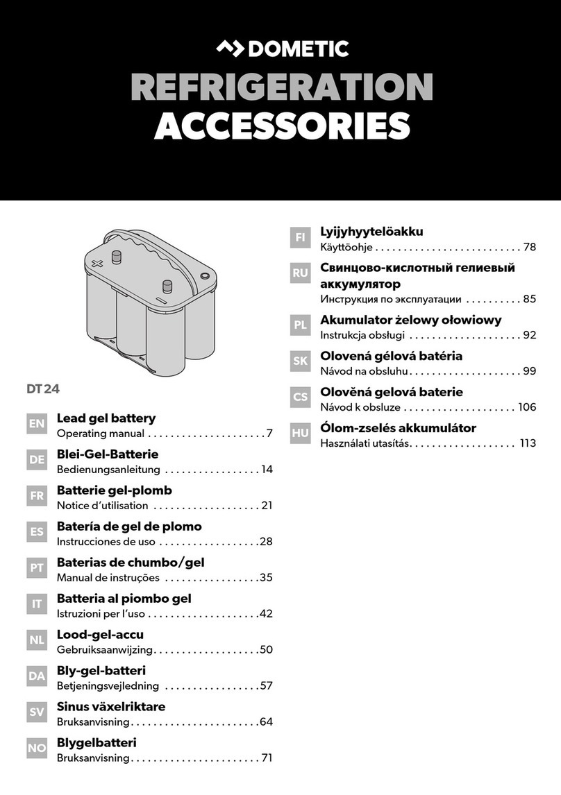 Dometic DT 24 operating manual
