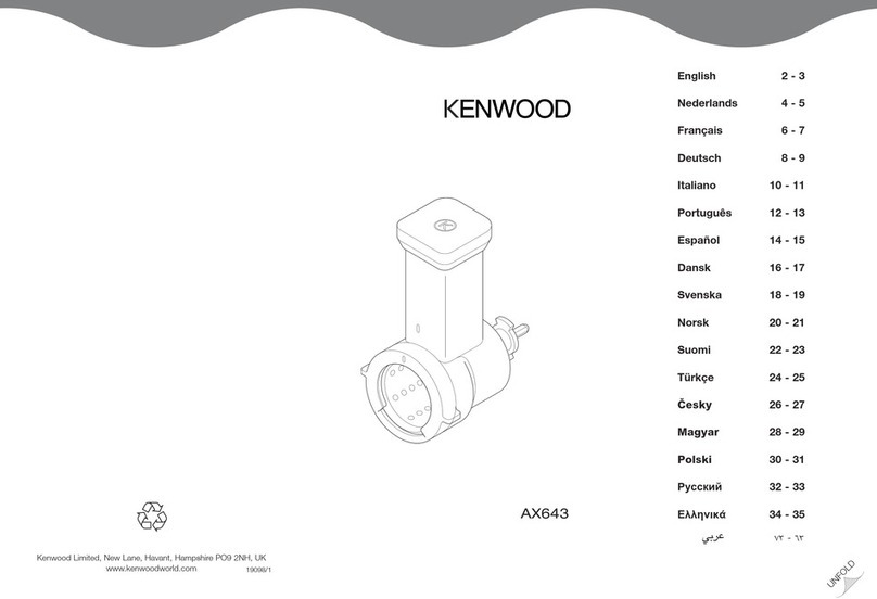 Kenwood AX643 User manual