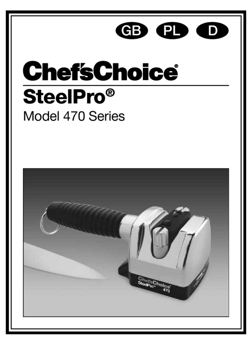 Chef's Choice SteelPro 470 Series manual