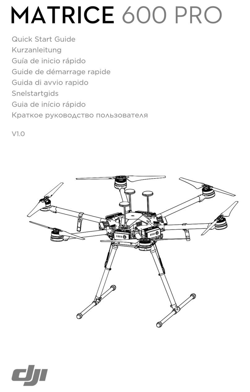 dji Matrice 600 Pro User manual