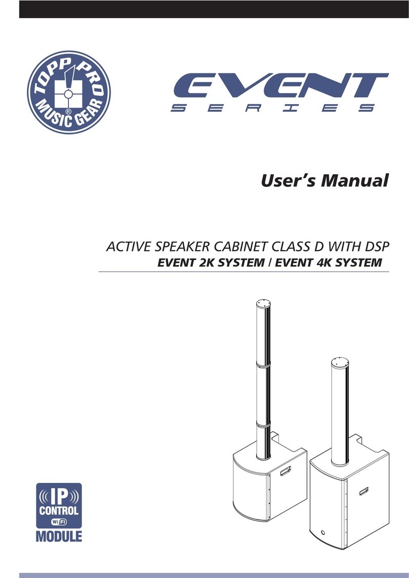 Topp Music Gear Event Series User manual