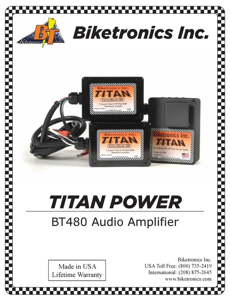 Biketronics TITAN manual