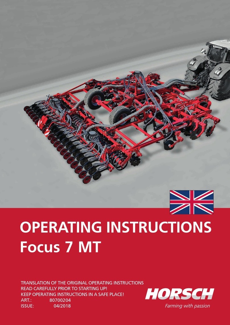 horsch Focus 7 MT User manual