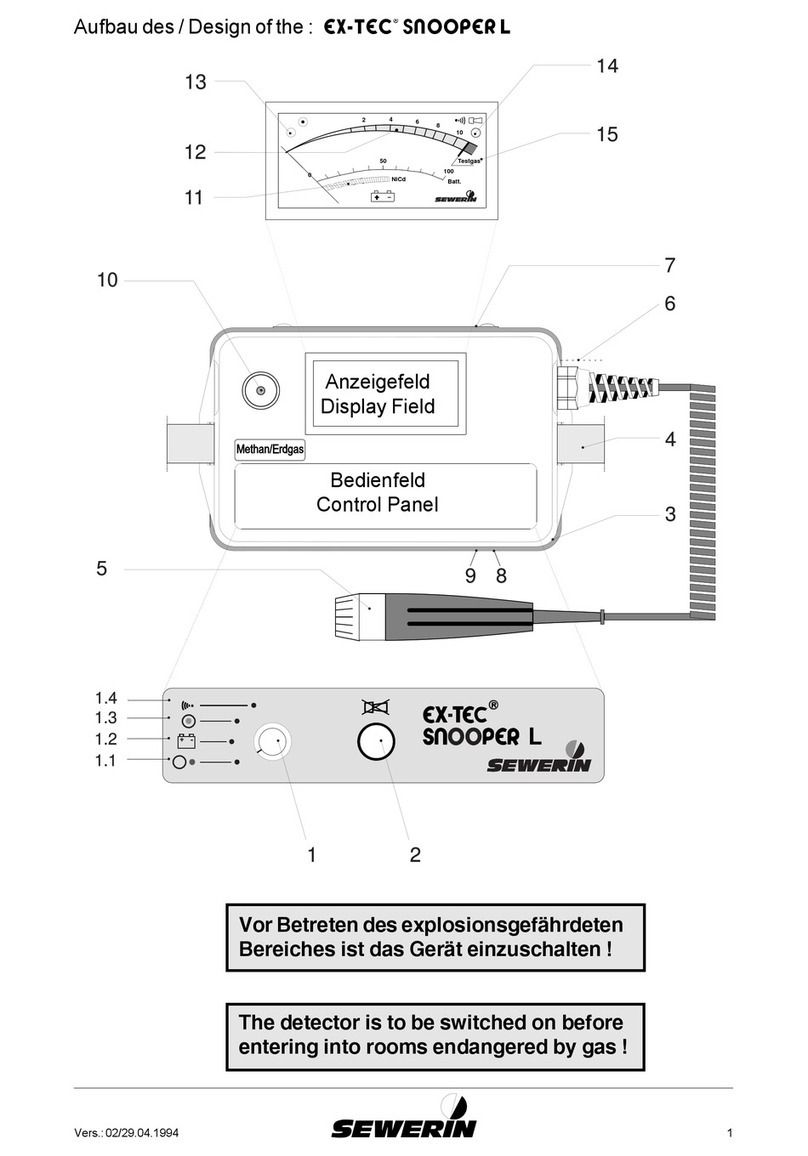 sewerin EX-TEC SNOOPER L operating instructions sewerin EX-TEC SNOOPER L operating instructions
