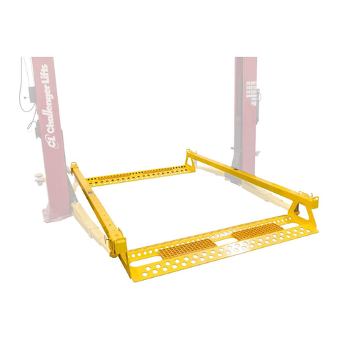 Challenger Lifts Turf Rail TR07 Instruction manual