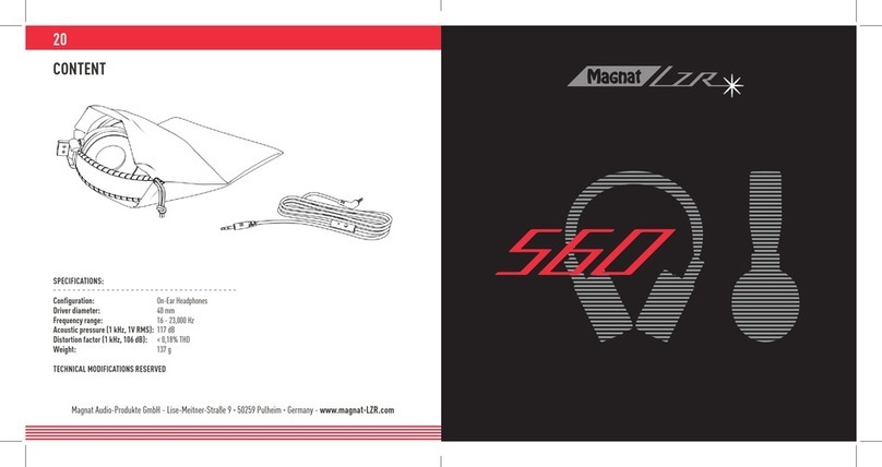 Magnat LZR 560 quick start guide