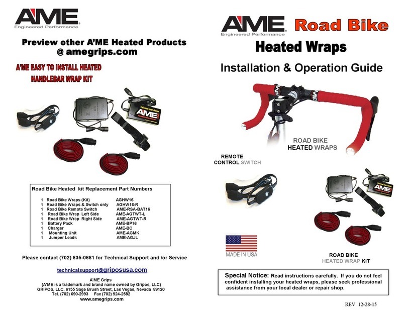 AME Heated Wraps Original operating instructions