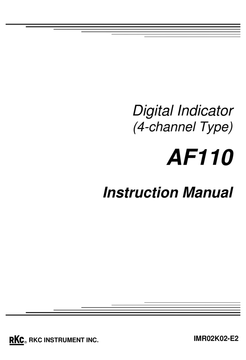 RKC INSTRUMENT AF110 instruction manual