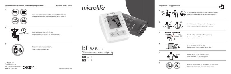 Microlife BP B2 Basic User manual