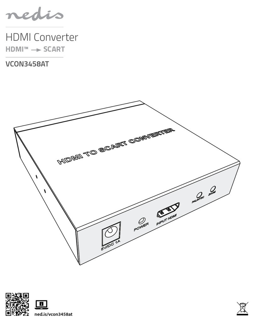 nedis VCON3458AT quick start guide