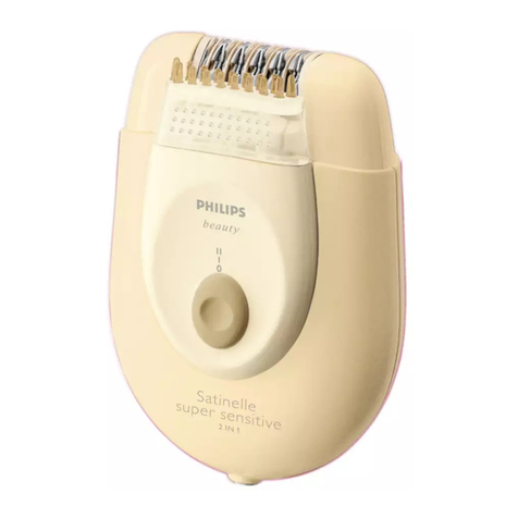 Philips Satinelle super sensitive HP6445/00 User manual