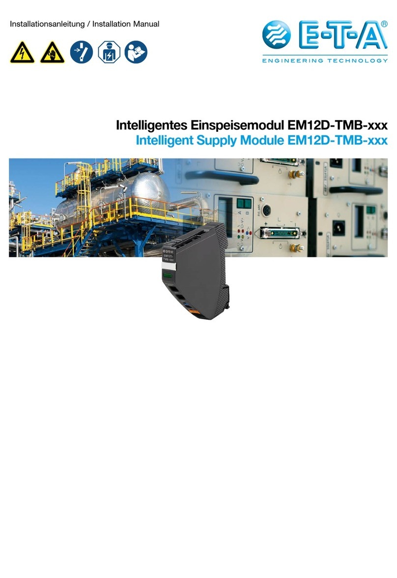 E-T-A EM12D-TMB Series User manual