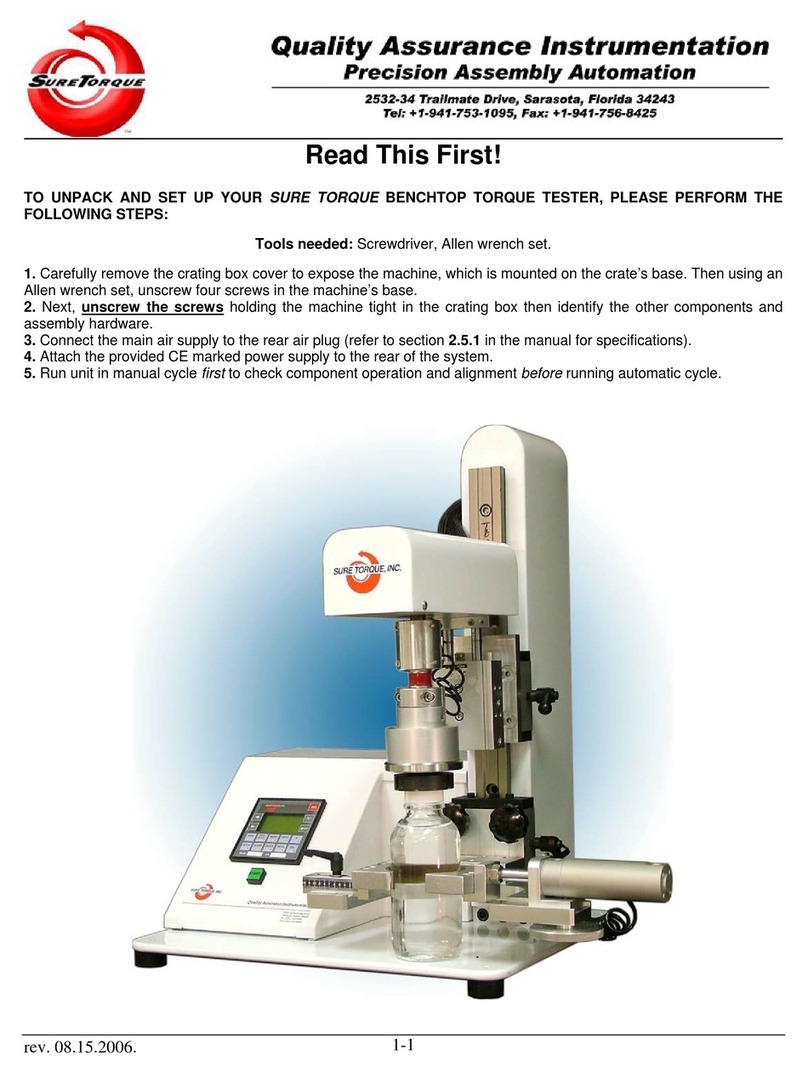 Sure Torque ST-LAB Operation and maintenance manual