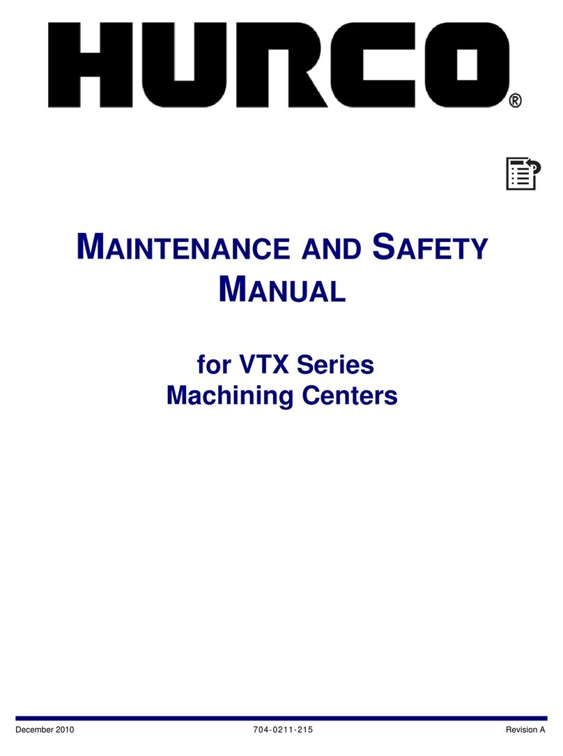 Hurco VTX Series User guide