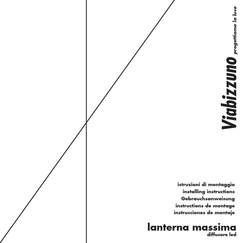 Viabizzuno Lanterna massima Vb4.553.01 Instruction Manual
