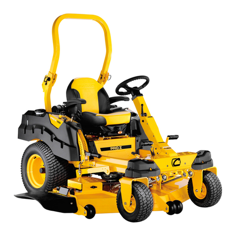Cub Cadet Pro Z 100 Lapbar User manual