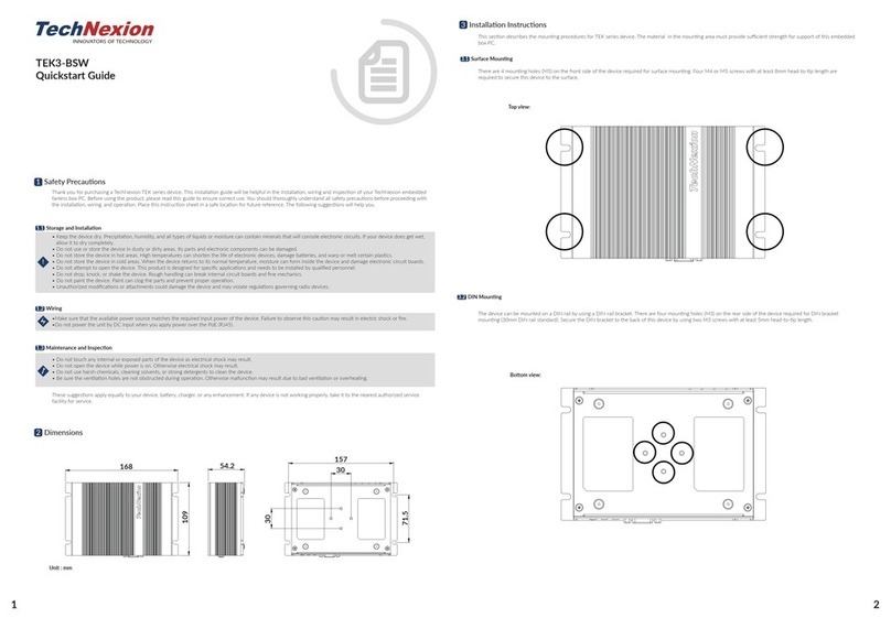 TechNexion TEK3-BSW quick start guide