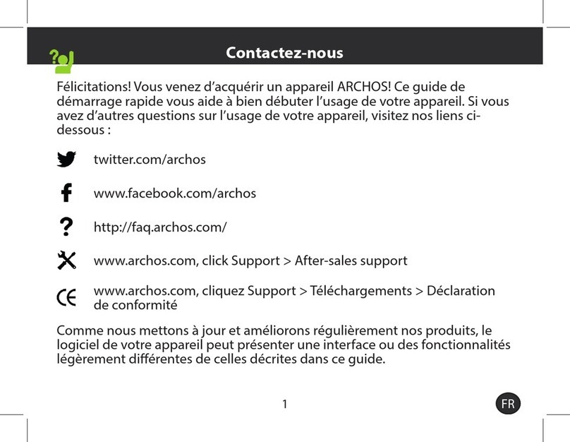 Archos Vision 2015 User manual