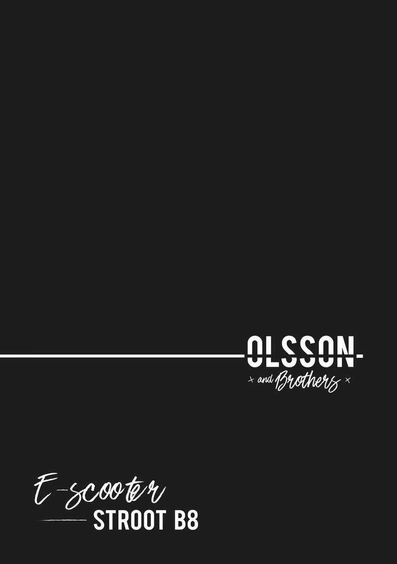 Olsson and Brothers STROOT B8 User guide and guarantee