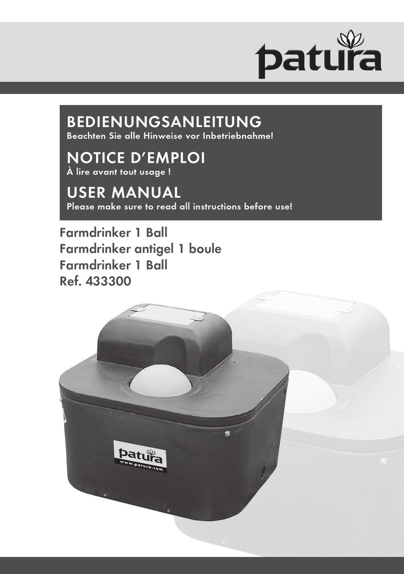 patura Farmdrinker 1 Ball user manual