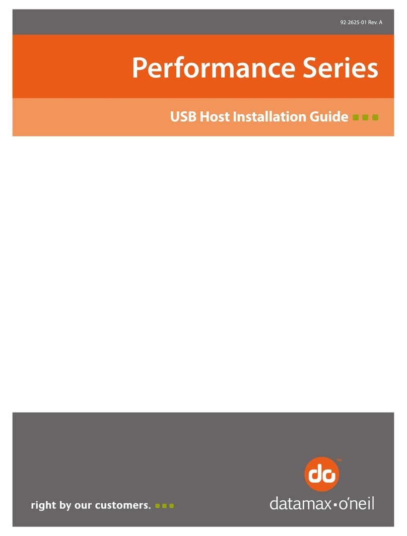 Datamax Perfomance Series installation guide