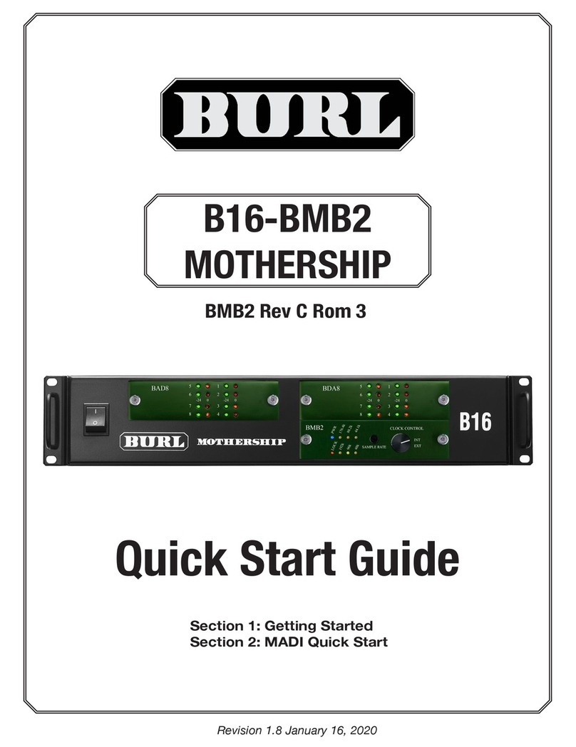 BURL B16-BMB2 quick start guide