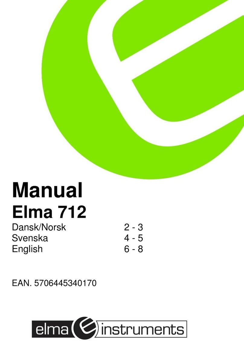 Elma Instruments Elma 712 User manual