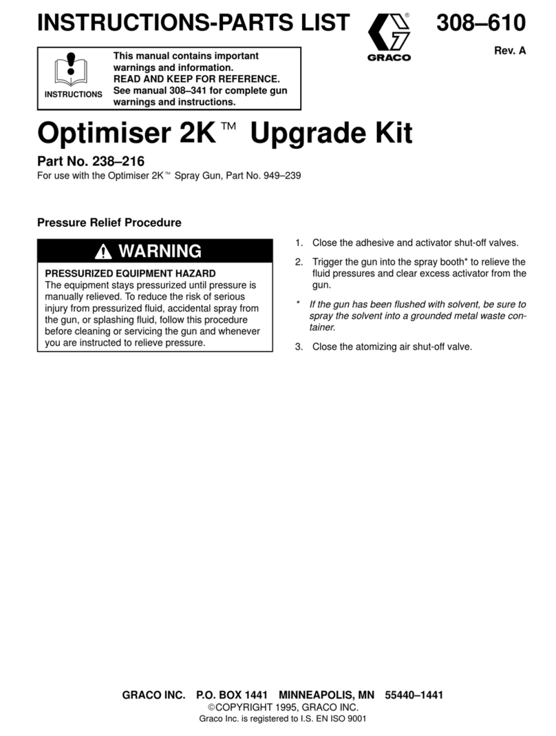 Graco Optimiser 2K Operation manual