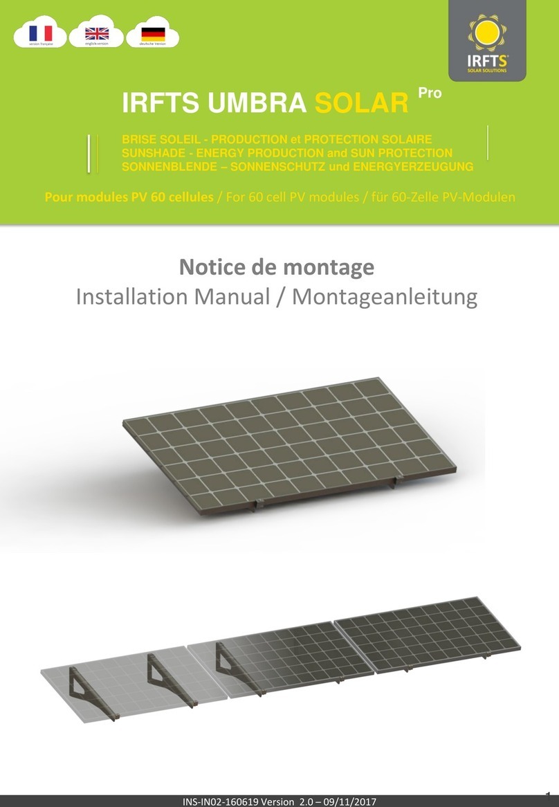 IRFTS UMBRA SOLAR Pro installation manual