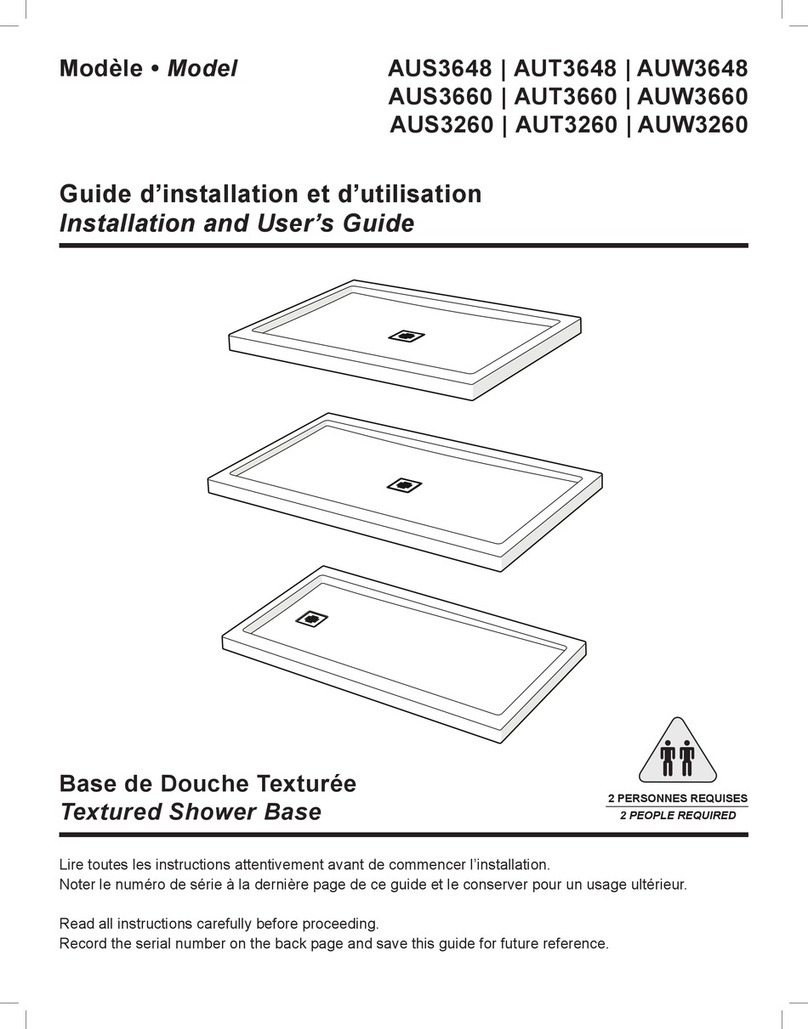 Fleurco Aurora AUS3648 Installation and user guide