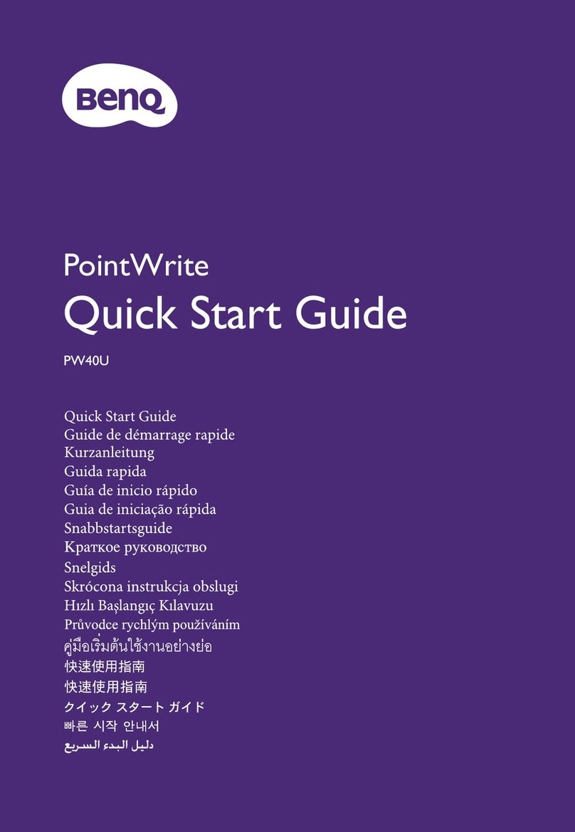 BenQ PointWrite PW40U quick start guide