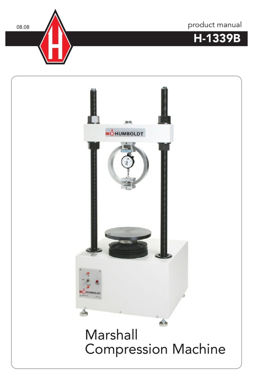 Humboldt H-1339B Series product manual