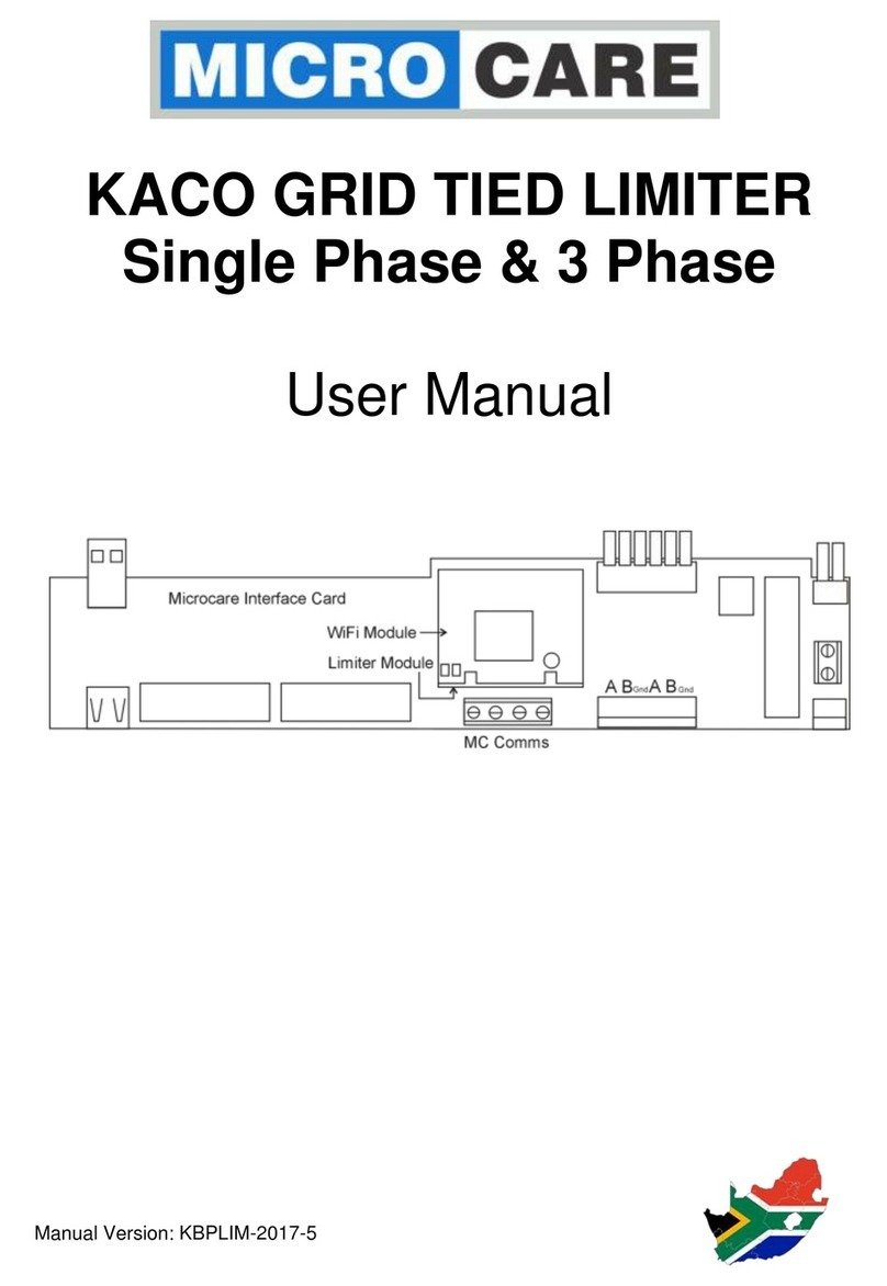 Microcare Kaco User manual
