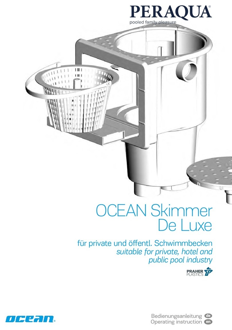 Peraqua OCEAN Skimmer De Luxe Operating	 instruction