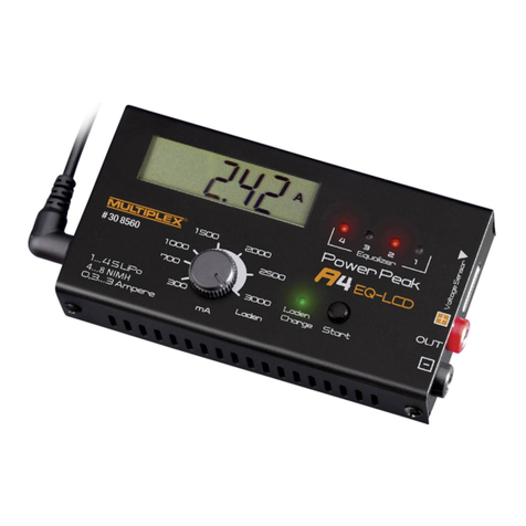 ROBBE Power Peak A4 EQ-LCD Series operating instructions