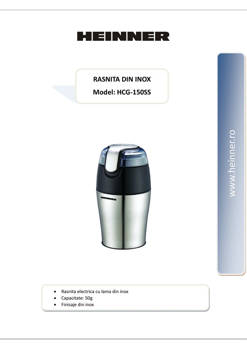 Heinner HCG-150SS instruction manual