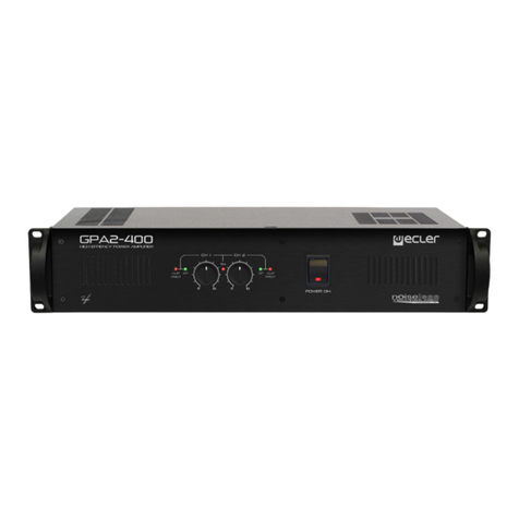 Ecler GPA Series User manual