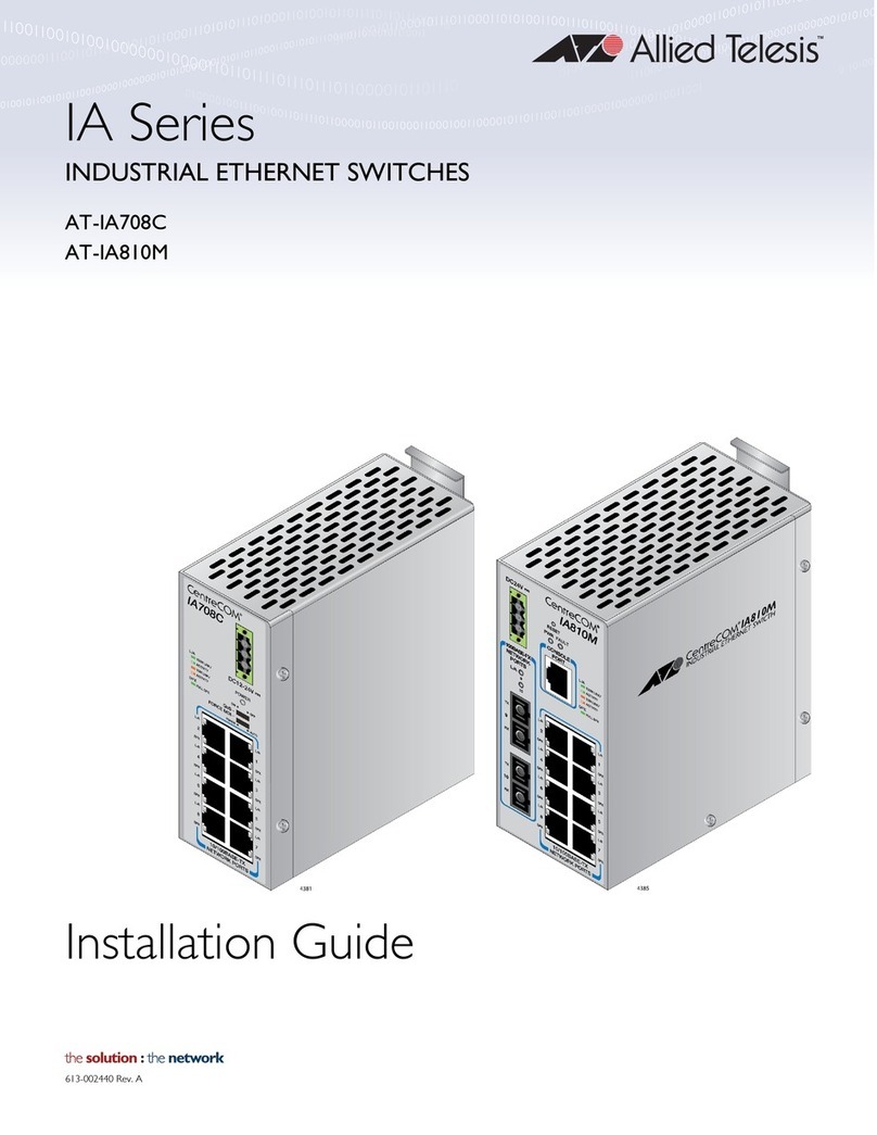 Allied Telesis IA Series User manual